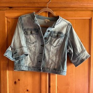 ONE WORLD Women’s Light Blue Jean Jacket